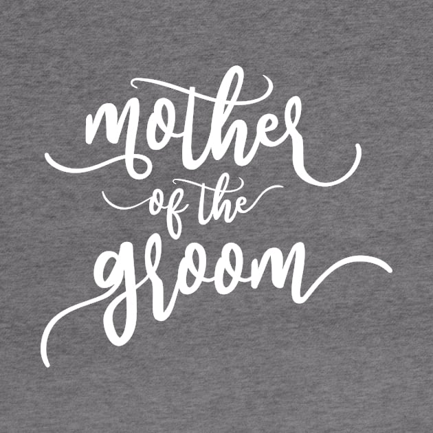 Simple Mother of the Groom Wedding Calligraphy by Jasmine Anderson